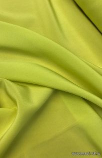 Крепдешин (о) желто-зеленый Etro - итальянские ткани Тессутидея арт. 02-7089