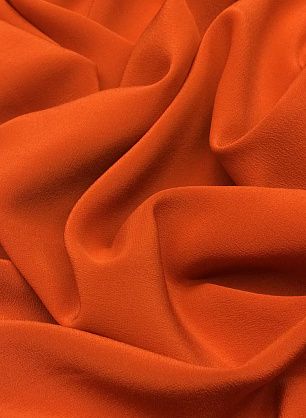 Крепдешин (о) темно-оранжевый - в интернет-магазине тканей Тессутидея арт. 02-7813