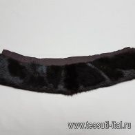 Воротник норка (о) коричневый - итальянские ткани Тессутидея арт. F-2962