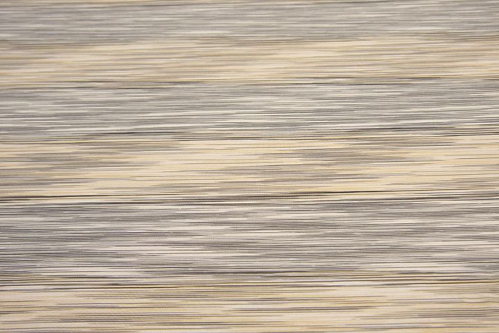 Трикотаж хлопок (н) желто-бежево-коричневая полоска в стиле Missoni - итальянские ткани Тессутидея арт. 12-0963
