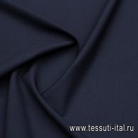 Костюмная стрейч 320 г/м (о) темно-синяя - итальянские ткани Тессутидея арт. 05-4759