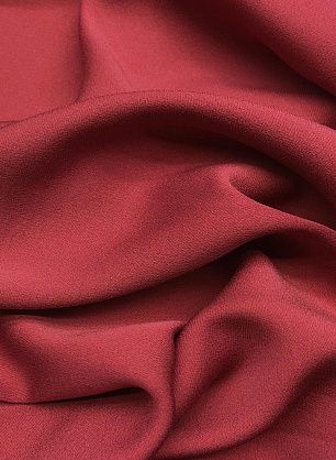 Крепдешин (о) брусничный - в интернет-магазине тканей Тессутидея арт. 02-7765