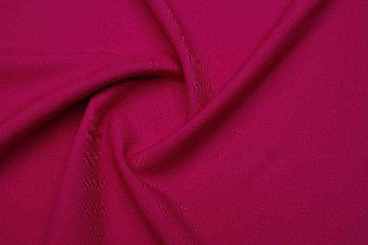 Костюмная стрейч (о) яркая фуксия - итальянские ткани Тессутидея арт. 05-4764