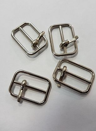 Пряжка мелалл серебро ш-2,2см - в интернет-магазине тканей Тессутидея арт. F-4886