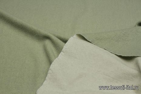Трикотаж лоден (о) мятный - итальянские ткани Тессутидея арт. 15-1082