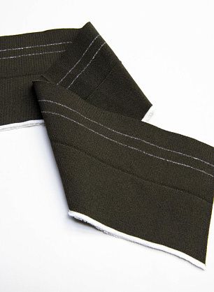 Подвяз с люрексом серо-зеленый 10*44-50см - в интернет-магазине тканей Тессутидея арт. F-4771