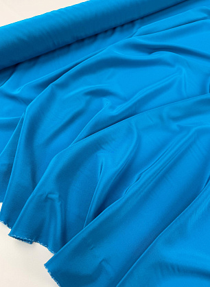 Крепдешин (о) синий - в интернет-магазине тканей Тессутидея арт. 10-5028