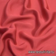 Шелк стрейч матовый (о) темно-красный - итальянские ткани Тессутидея арт. 10-1731