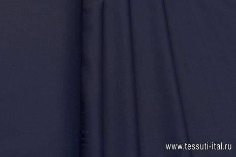 Костюмная фактурная (о) темно-синяя - итальянские ткани Тессутидея арт. 05-4275