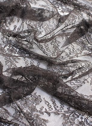 Кружевное полотно (о) коричневое в стиле Valentino - в интернет-магазине тканей Тессутидея арт. 10-0629
