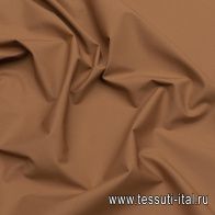 Сорочечная стрейч (о) коричневая - итальянские ткани Тессутидея арт. 01-7023