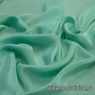 Крепдешин (о) мятный - итальянские ткани Тессутидея арт. 02-9049