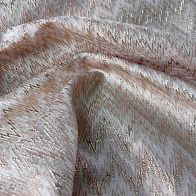 Жаккард с люрексом (н) молочно-розовый с золотом - итальянские ткани Тессутидея арт. 03-7444