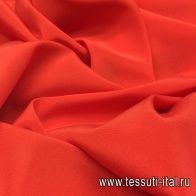 Крепдешин (о) алый - итальянские ткани Тессутидея арт. 02-7810
