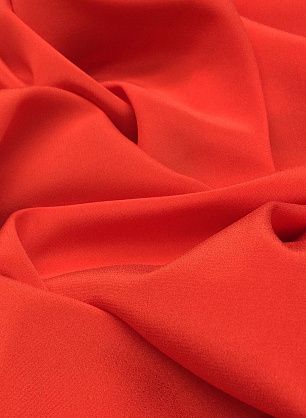 Крепдешин (о) алый - в интернет-магазине тканей Тессутидея арт. 02-7810