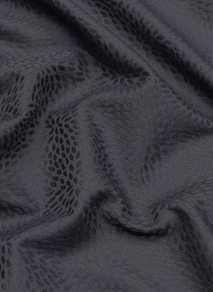 Хлопок фактурный костюмный (о) черный - в интернет-магазине тканей Тессутидея арт. 01-7018