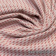 Шанель (н) бело-розово-бежевая - итальянские ткани Тессутидея арт. 01-5292
