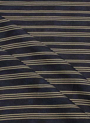 Лен сорочечный (н) сине-бежевая полоска - в интернет-магазине тканей Тессутидея арт. 16-1066