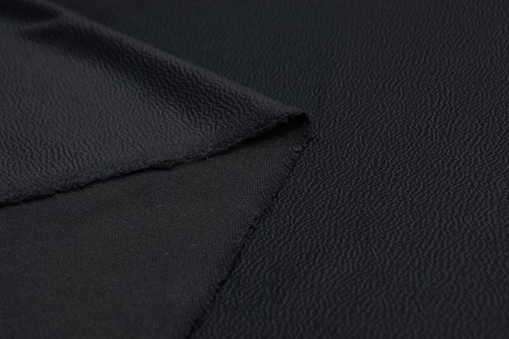 Пальтовая(о) черный в стиле Max Mara - итальянские ткани Тессутидея арт. 09-1752