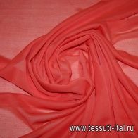 Сетка плательная (о) оранжевая - итальянские ткани Тессутидея арт. 04-0847