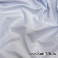 Сорочечная (н) бело-голубая мелкая полоска - итальянские ткани Тессутидея арт. 01-6052