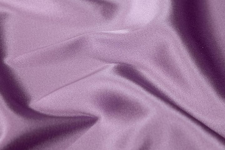 Шелк атлас стрейч (о) светло-фиолетовый - итальянские ткани Тессутидея арт. 10-4068