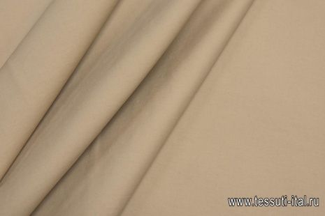 Лен с водоотталкивающим покрытием продублированный (о) айвори - итальянские ткани Тессутидея арт. 16-0721