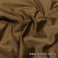 Вельвет (о) коричневый - итальянские ткани Тессутидея арт. 01-6861