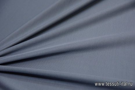 Трикотаж хлопок дабл (о) серый  - итальянские ткани Тессутидея арт. 12-0976