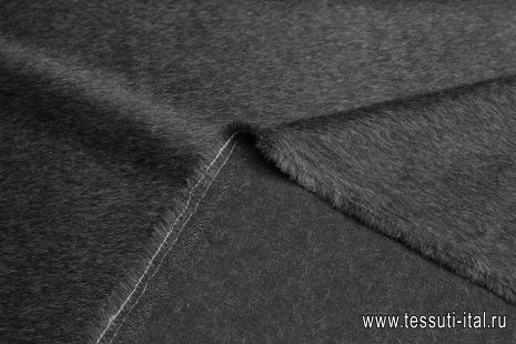 Пальтовая (о) темно-серая меланж - итальянские ткани Тессутидея арт. 09-2030