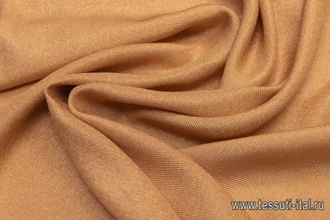 Шифон с люрексом (о) песочный в стиле Ruffo Coli - итальянские ткани Тессутидея арт. 02-8836