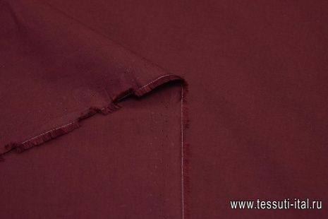 Сорочечная (о) темно-бордовая - итальянские ткани Тессутидея арт. 01-6608