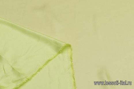 Шелк твил (о) светло-лимонный - итальянские ткани Тессутидея арт. 10-2974