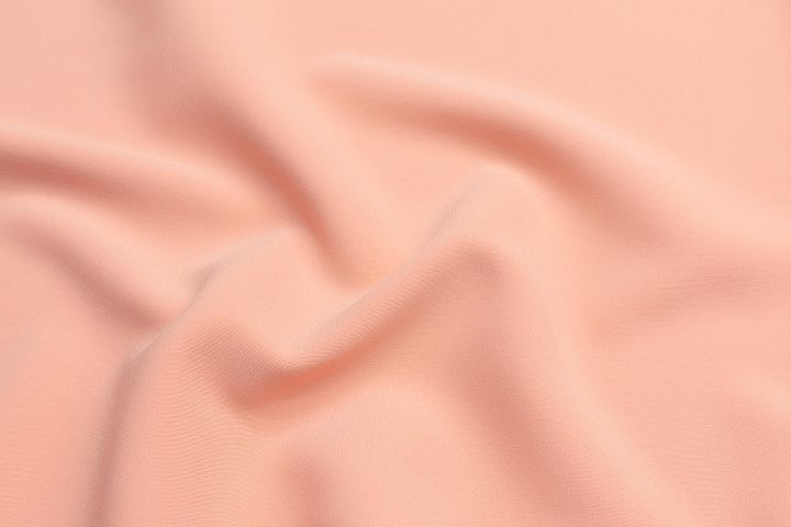 Плательная стрейч (о) персиковая - итальянские ткани Тессутидея арт. 03-6740