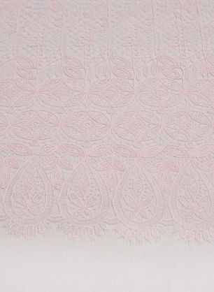 Кружевное полотно (о) светло-розовое в стиле Scervino - в интернет-магазине тканей Тессутидея арт. 03-6705
