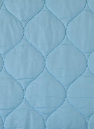 Плащевая стежка с водоотталкивающим покрытием 470 г/м (о) голубая - в интернет-магазине тканей Тессутидея арт. 11-0526