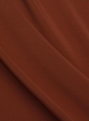 Крепдешин (о) терракотовый - в интернет-магазине тканей Тессутидея арт. 10-4485