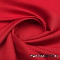 Шелк шантунг (о) красный - итальянские ткани Тессутидея арт. 02-7157