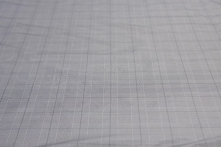 Тафта (н) черно-белая стилизованная клетка в стиле Burberry - итальянские ткани Тессутидея арт. 10-1670