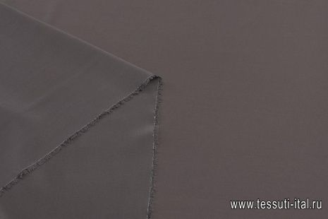 Крепдешин (о) коричнево-серый - итальянские ткани Тессутидея арт. 10-2323