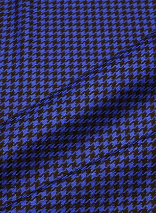 Костюмная (н) сине-черная гусиная лапка - в интернет-магазине тканей Тессутидея арт. 05-4707