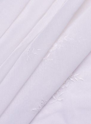 Плательная (н) белая вышивка на белом - в интернет-магазине тканей Тессутидея арт. 03-6006