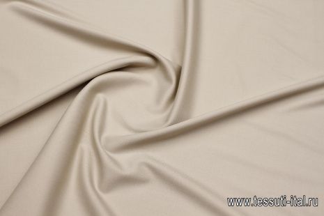 Костюмная стрейч (о) светло-бежевая - итальянские ткани Тессутидея арт. 05-4656