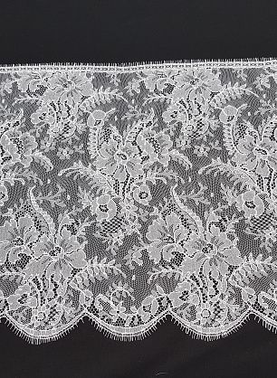 Кружево (о) белое ш-30см - в интернет-магазине тканей Тессутидея арт. 03-4436