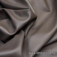 Искусственная кожа на флисовой основе (о) коричневая - итальянские ткани Тессутидея арт. 03-6042