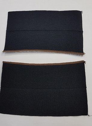 Подвяз манжета 18*10см черный  - в интернет-магазине тканей Тессутидея арт. F-4870