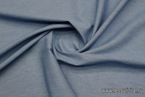 Джинса сорочечная (о) светло-синяя - итальянские ткани Тессутидея арт. 01-7578