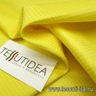 Плательная пике стрейч (о) желтая - итальянские ткани Тессутидея арт. 01-4733