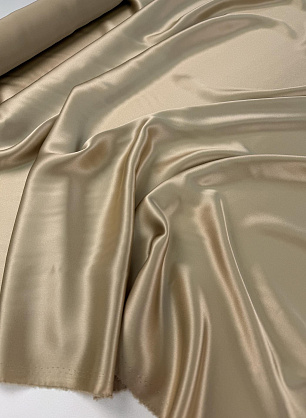 Шелк атлас (о) бежевый - в интернет-магазине тканей Тессутидея арт. 10-5086