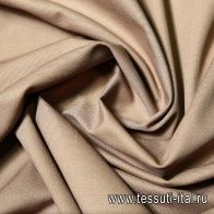 Плательная стрейч (о) какао - итальянские ткани Тессутидея арт. 01-3704